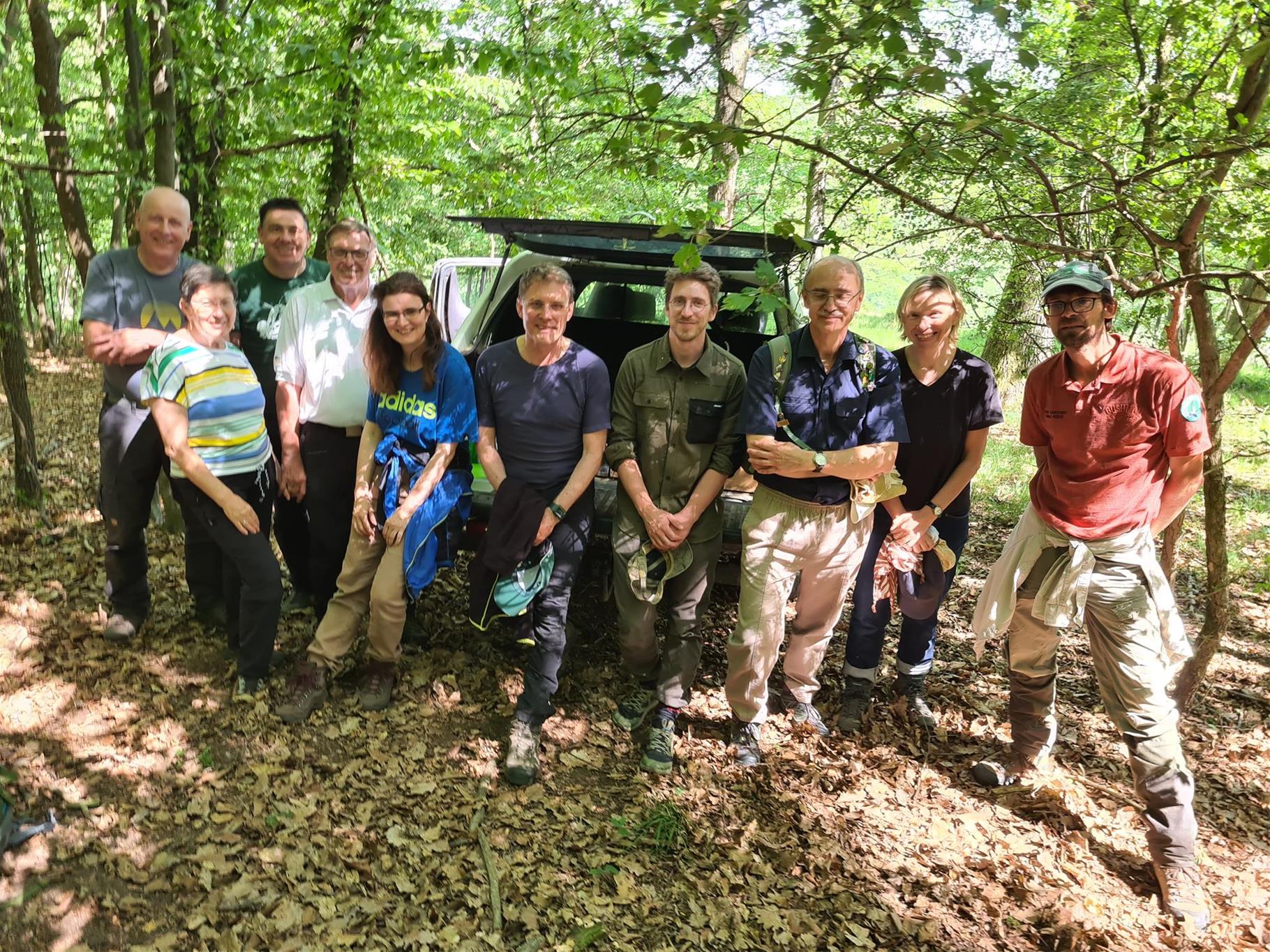 Freunde des Nationalparks im Wald