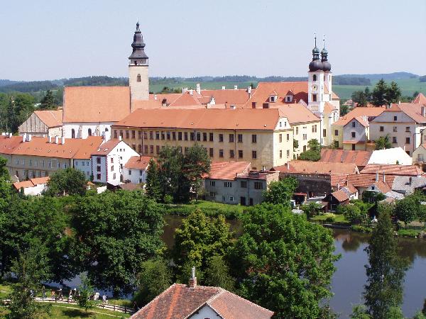 Blick auf Telč