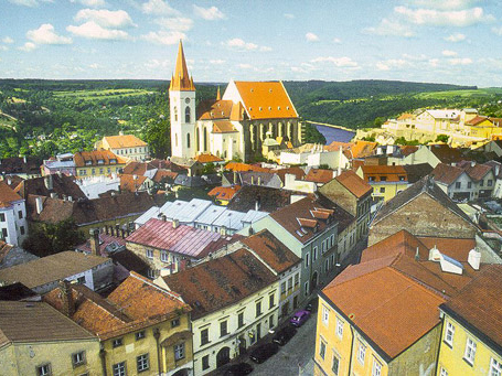 Blick auf die Stadt Znaim