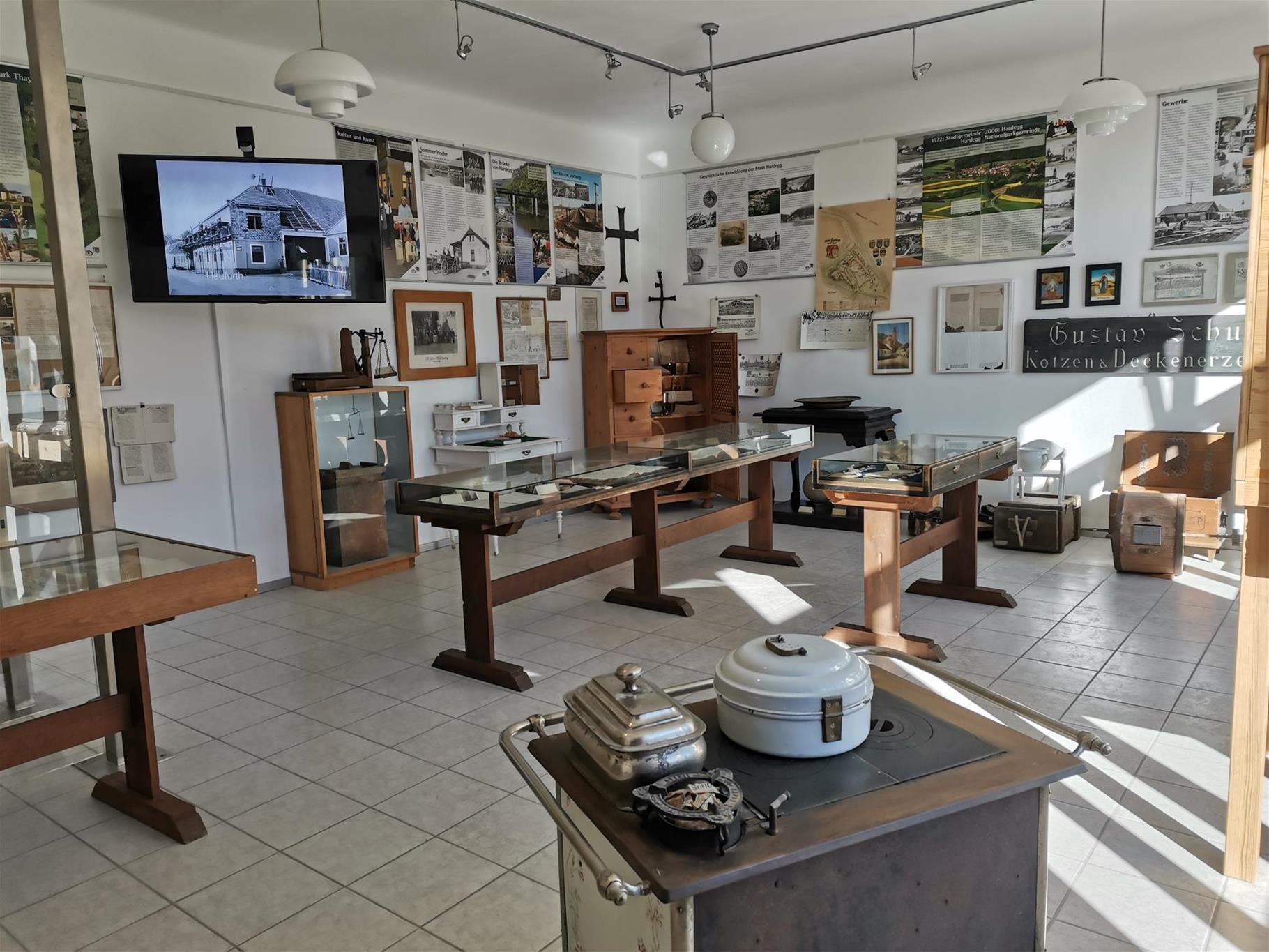 Innenraum des Guckkastenmuseum