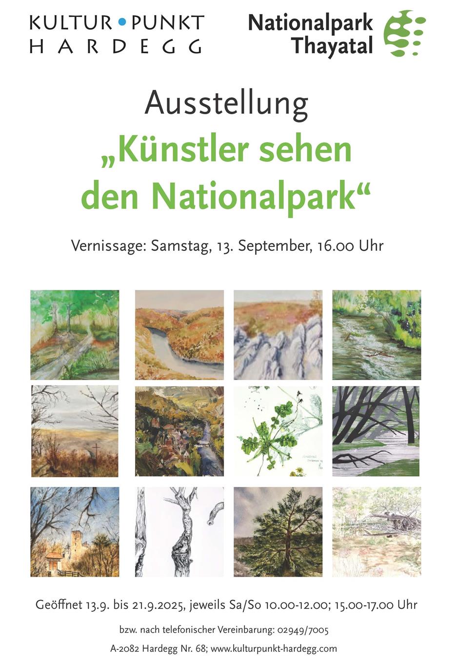 Einladung zur Vernissage in der Galerie Hardegg