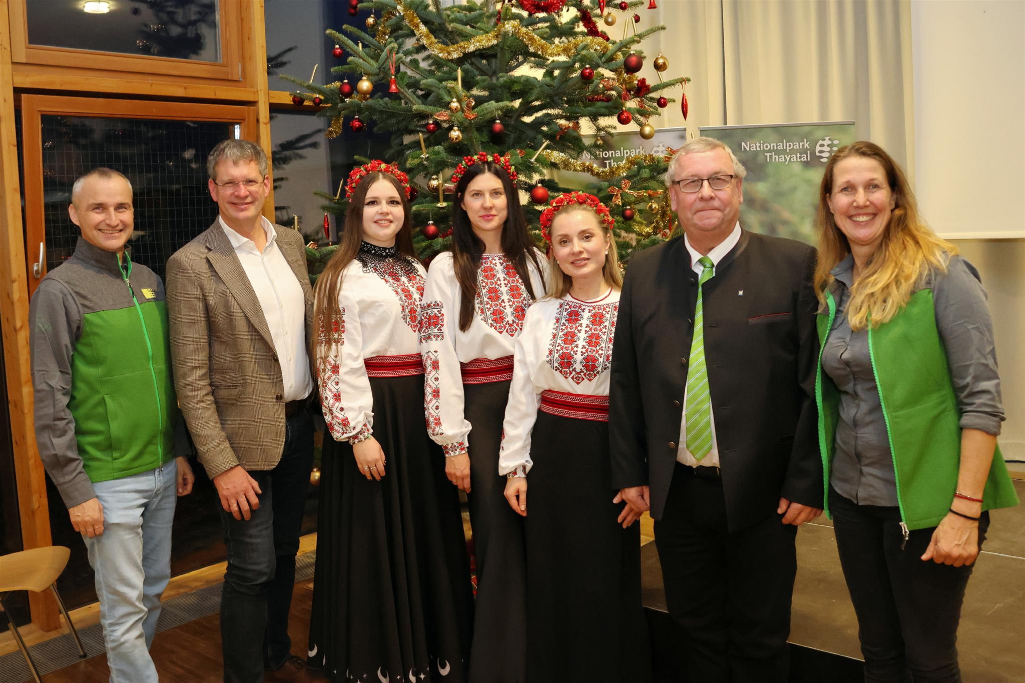 Sängerin des ukrainischen Chors Chervona Kalyna