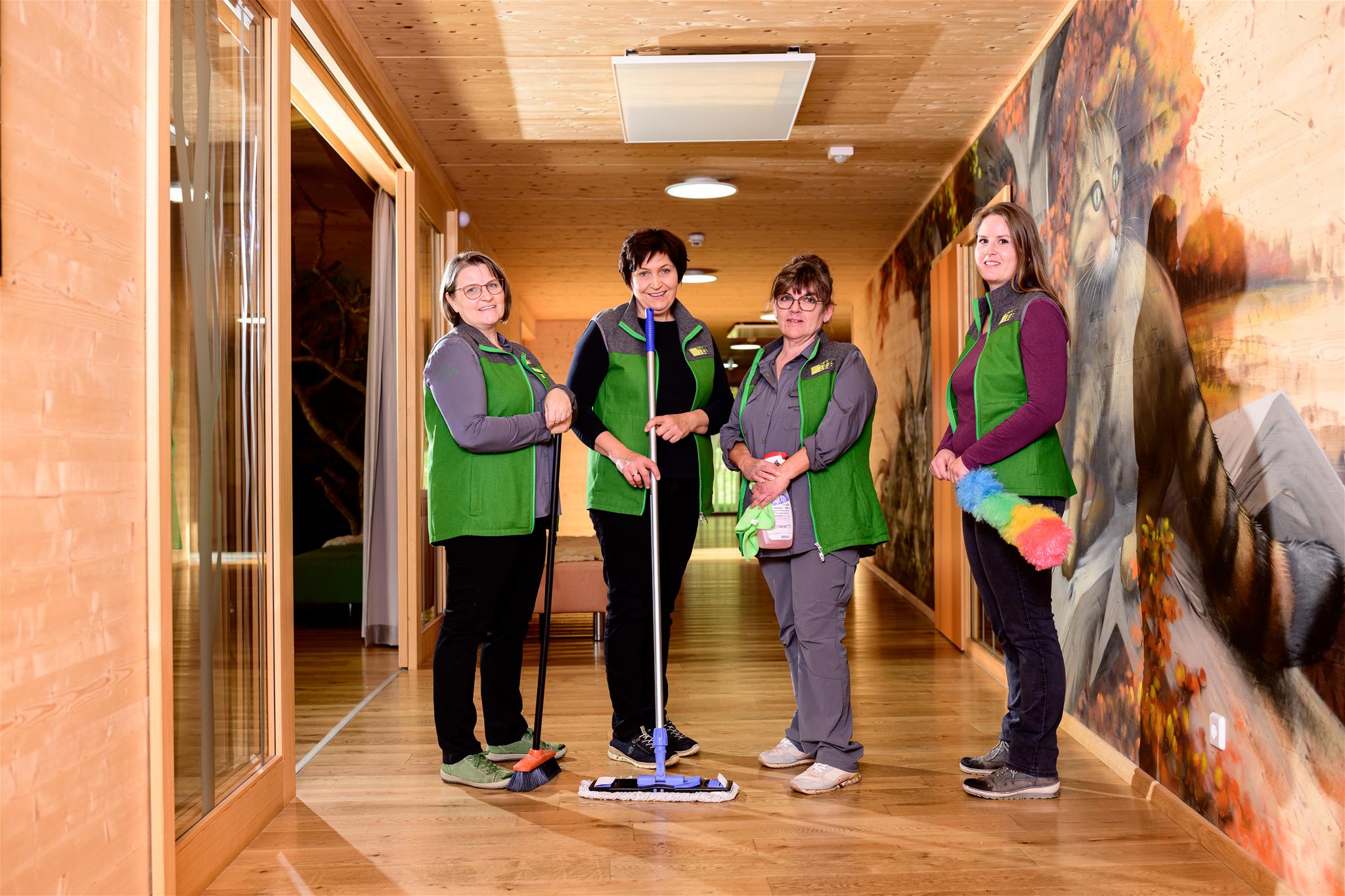 Putzteam des Nationalparks Thayatal