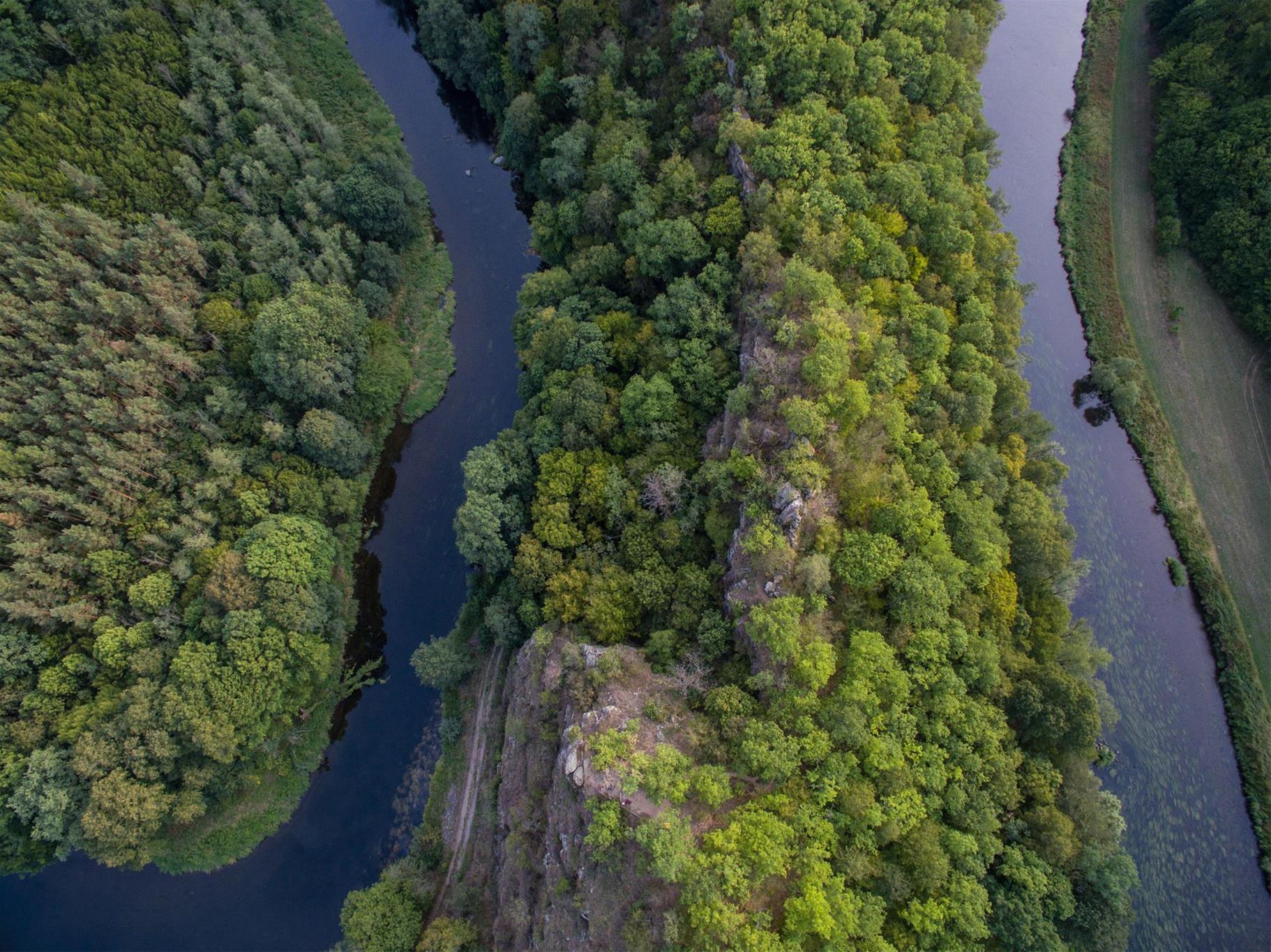 Umlaufschleife von oben